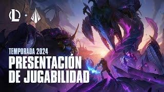 Temporada 2024 presentación de jugabilidad  League of Legends [upl. by Ohploda]