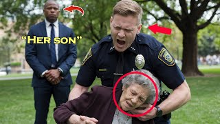 A Racist Policeman Hit An Elderly Black Woman But When Her Son Appeared his Face Turned Pale [upl. by Lewej]