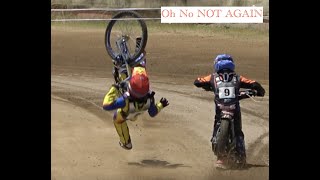 Speedway Solo Championship NSW U16 250cc Heat Races 202223 [upl. by Ahsauqal]