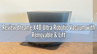 Review dreame X40 Ultra Robotic Vacuum with Removable amp Liftable Mop 12000Pa Suction Side Brush E [upl. by Adnaluoy784]