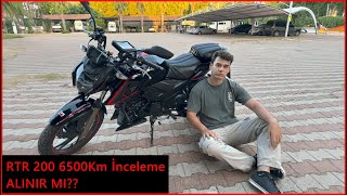 Tvs Apache Rtr 200 6500kmdetaylı anlatımALINIR MI [upl. by Anihta]