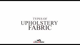 Types Of Fabric Materials For Furniture [upl. by Maximilian]