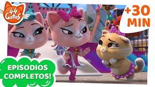 44 Gatos  Latinoamérica  30 MINUTOS  Todos los episodios con Pinky Paws [upl. by Nednil]