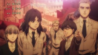 Attack on Titan Season 4 Episode 4  Ending 1080p [upl. by Ailhad]