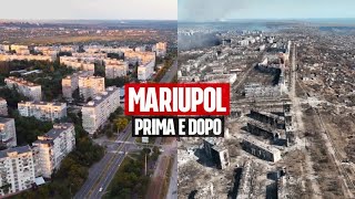 Mariupol prima e dopo la guerra perché Putin vuole conquistarla [upl. by Arodal]