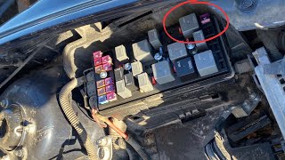 Starter and Starter Relay and Fuse Chevrolet Malibu 20082012 24l Location Removal amp Installation [upl. by Ghassan]