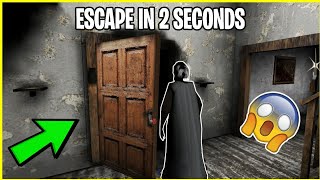 ESCAPE FROM GRANNYS HOUSE IN 2 SECONDS  TUTORIAL [upl. by Norehc]