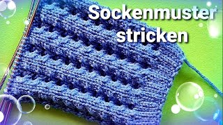 Sockenmuster stricken [upl. by Roy]