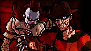 Pennywise vs Freddy Krueger  Rap Battle [upl. by Gnues]