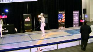 2015 July Challenge Div I Womens Saber Gold Medal Final [upl. by Nodyarb]