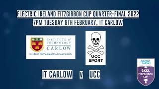 Watch IT Carlow v UCC LIVE in the Fitzgibbon Cup 2022 [upl. by Concha806]