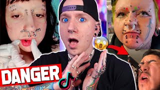 Eyelid Piercings Are DERANGED  New TikTok Piercing Fails 31  Roly [upl. by Donovan536]