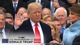 The 58th Presidential Inauguration of Donald J Trump Full Video  NBC News [upl. by Yajet]