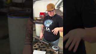 In the iron shop with Junior Blacksmithing student Briana [upl. by Ashman]