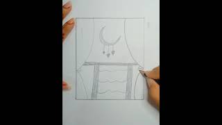 Square drawing l How to draw square drawing step by step [upl. by Firooc]