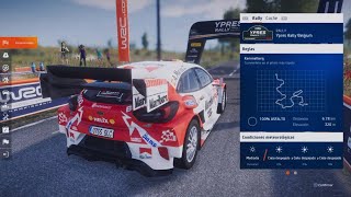 WRC Generations PS4  Ypres Rally Belgium  Kemmelberg Español ADRIÁN MARTOS  OSCAR VILASERÓ [upl. by Melcher427]