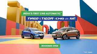 Introducing Indias First CNG Automatic  The AllNew Tiago amp Tigor iCNG AMT [upl. by Frentz]