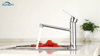 Auralum AUTL0204CE Kitchen Faucet Instructional Video [upl. by Hawk]