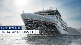 Arbeiten und Leben an Bord der Expeditionsflotte an Bord von HapagLloyd Cruises [upl. by Moe]