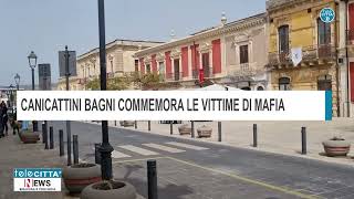 ✅SERVIZIO TG Canicattini Bagni commemora le vittime di mafia [upl. by Doughty]