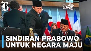 Prabowo Ungkap Alasan Kenapa Indonesia Harus Pindah Ibu Kota di Forum G20 [upl. by Hackathorn]