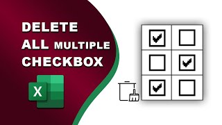 How to Delete Multiple Checkboxes at once in Excel [upl. by Ardnoid]