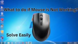 What to Do if Mouse is Not Working  Windows 7 Solve Problems [upl. by Paryavi]