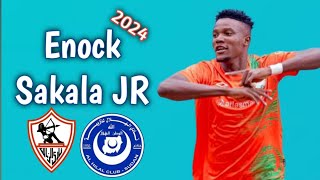 الزامبي اينوك ساكالا جونيور مهاجم زيسكو 2024  اهداف ومهارات Enock Sakala Jr ZESCO United FC [upl. by Stargell562]