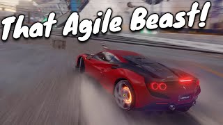 That Agile MP Beast  Asphalt 9 5 Ferrari F8 Tributo Cant Gold Multiplayer [upl. by Lianna]