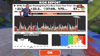 Zwift Ride Team Time Trial with CRYOGEN Emus [upl. by Gotcher]