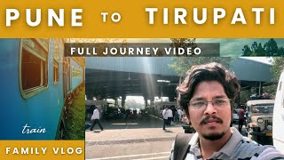 Day1 Day2  Pune to tirupati by train  March 2024 tirupativlogs tirupati tirumala familyvlog [upl. by Irim]