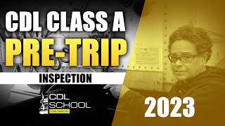 CDL CLASS A  PreTrip INSPECTION 2023 Updated [upl. by Meter]