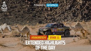 Extended highlights of Stage 11 presented by Aramco  Dakar2024 [upl. by Liddy]