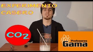 Experimento casero para detectar CO2 [upl. by Zucker]