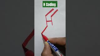 H For Halla Bol Coding Maths Coding Trending H ps codibg maths💯💯 [upl. by Ailuy]