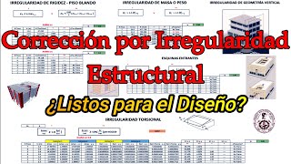 Cap VI  P1 IRREGULARIDAD ESTRUCTURAL  ¿CORRIGIENDO MI MODELO EN ETABS [upl. by Llehsram]