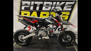 Symotos SYK140 Twin Front Disc 140cc Supermoto Pit Bike Walk Around [upl. by Herzog720]