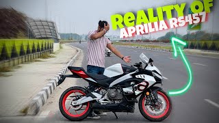 Aprilia RS 457 LongTerm Ownership Review Is it Worth the Hype [upl. by Ahaelam]