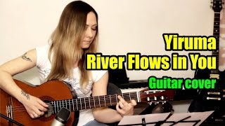 River Flows in You  Yiruma  На гитаре  разбор [upl. by Bernhard]