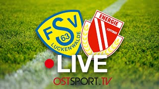 LIVE FSV 63 Luckenwalde vs FC Energie Cottbus  Regionalliga Nordost  SP16 [upl. by Naghem765]