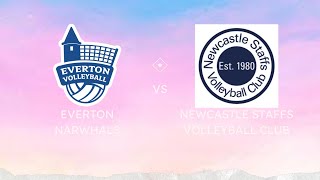 Everton Narwhals vs Newcastle Staffs VC Set 4 of 5  NVL Div 2 [upl. by Hally37]