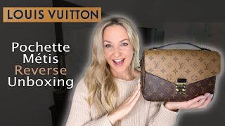 NEW Louis Vuitton Pochette Métis Reverse Monogram 🤩  Unboxing 2021 [upl. by Mohn842]