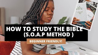 SOAP Bible Study METHOD 2021 Easy Way To Study The Bible For Beginners  Free Guide in Notion [upl. by Utica650]