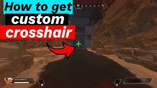 How to get a CUSTOM CROSSHAIR in Apex Legends TipsampTricks [upl. by Leizahaj]