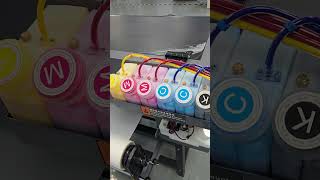 A3 DTF real printing details closeup printing video dtfsupplier smallbusiness printingmethod [upl. by Ekez]