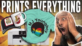 How To Print Sublimation Tshirts👕 🔥🔥This Machine Prints Everything🔥🔥 [upl. by Atibat]