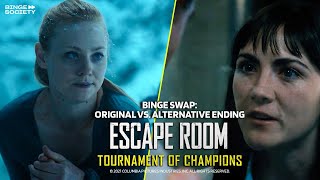 Original vs Alternative Ending  Escape Room Tournament of Champions [upl. by Ecirtam]