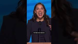 AOC at DNC ‘Trump would sell this country for a dollar’ [upl. by Kaycee43]