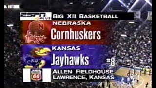 Kansas vs Nebraska  January 15 2000 [upl. by Durston]