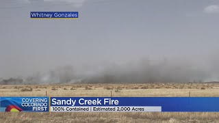 Sandy Creek Fire Now Fully Contained Evacuations Lifted [upl. by Esinwahs]